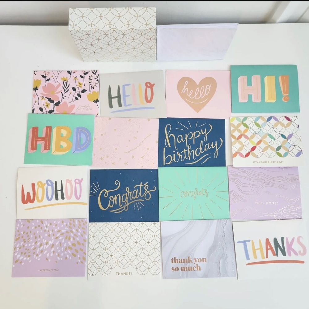 Erin Condren Design 16 piece Box Set of Stationary Complete
